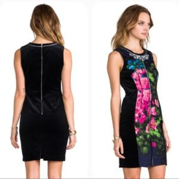 NWT Tracy Reese contrast shift dress - Picture 8 of 8